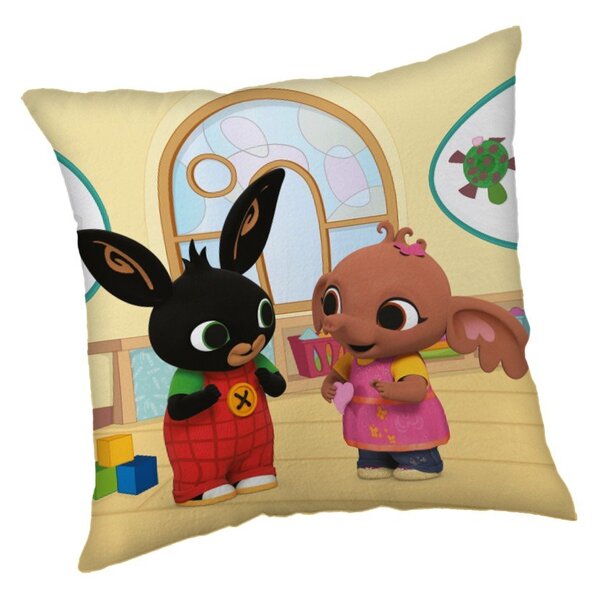 Cuscino per bambini 40x40 cm Bing Bunny – Jerry Fabrics