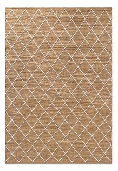 Tappeto di colore naturale in iuta tessuto a mano 160x230 cm Kunu – Hanse Home