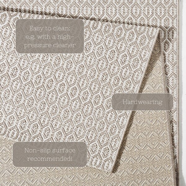 Tappeto grigio per esterni , 140 x 200 cm Coin - NORTHRUGS