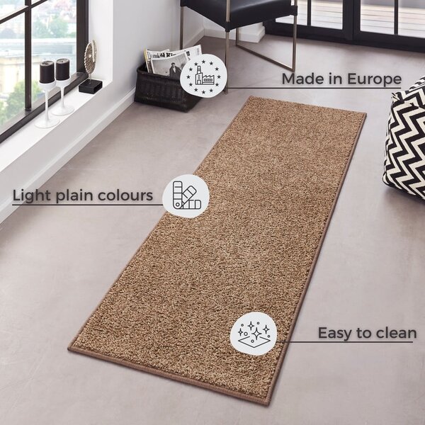 Runner marrone , 80 x 300 cm Pure - Hanse Home