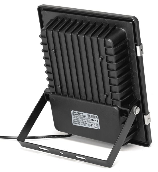 Faro Led 50W Nero con pannello solare IP66 CCT temperatura colore regolabile Dimmerabile con telecomando e crepuscolare Aigostar