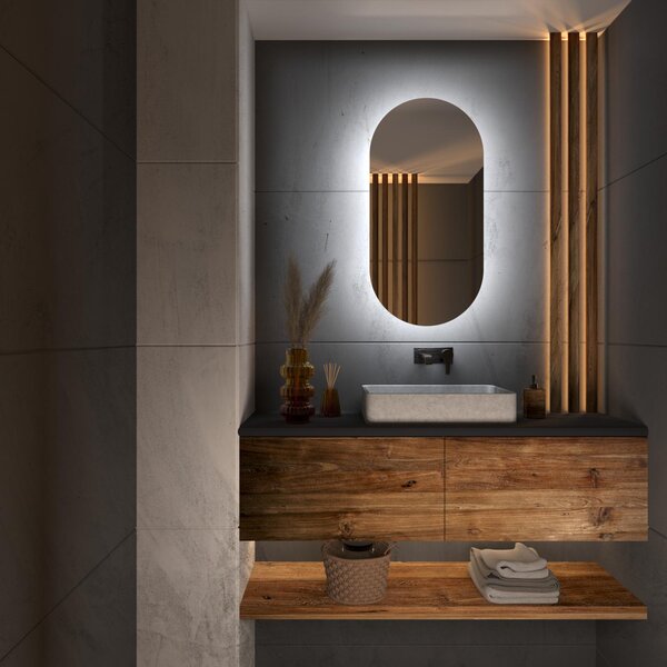 Specchio atipico con luce LED G3