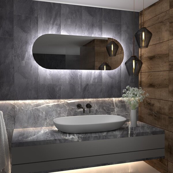 Specchio atipico con luce LED G4