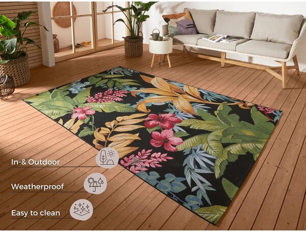 Tappeto da esterno nero 160x235 cm Flair – Hanse Home