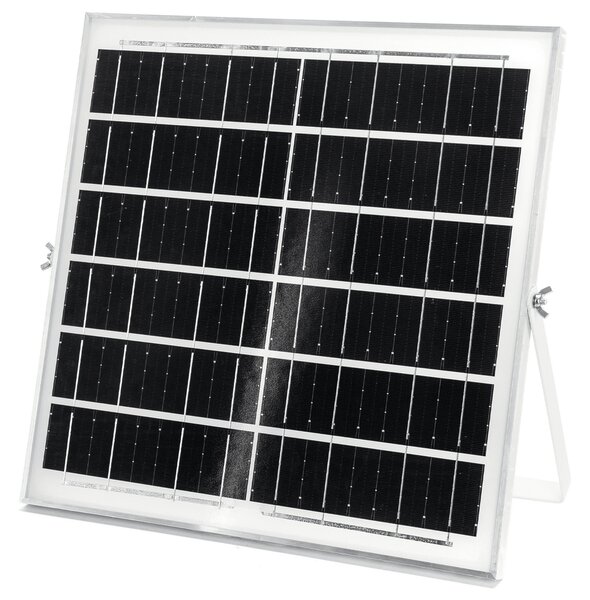 Faro Led 200W Nero con pannello solare IP66 CCT temperatura colore regolabile Dimmerabile con telecomando e crepuscolare Aigostar