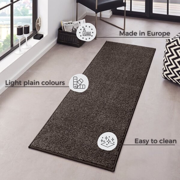 Runner grigio antracite , 80 x 400 cm Pure - Hanse Home