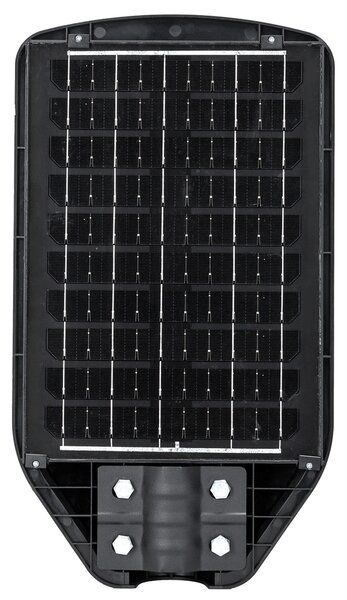 Lampione stradale Led 70W Nero con pannello solare IP65 Bianco freddo 6500K con sensore crepuscolare e di movimento Aigostar