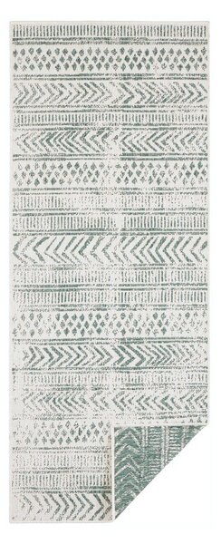 Tappeto per esterni verde e crema , 80 x 350 cm Biri - NORTHRUGS