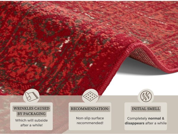 Tappeto rosso Celebrazione , 120 x 170 cm Plume - Hanse Home