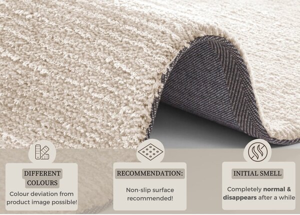 Tappeto beige , 120 x 170 cm Supersoft - Mint Rugs