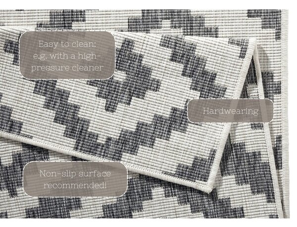 Tappeto grigio per esterni , 160 x 230 cm Malta - NORTHRUGS