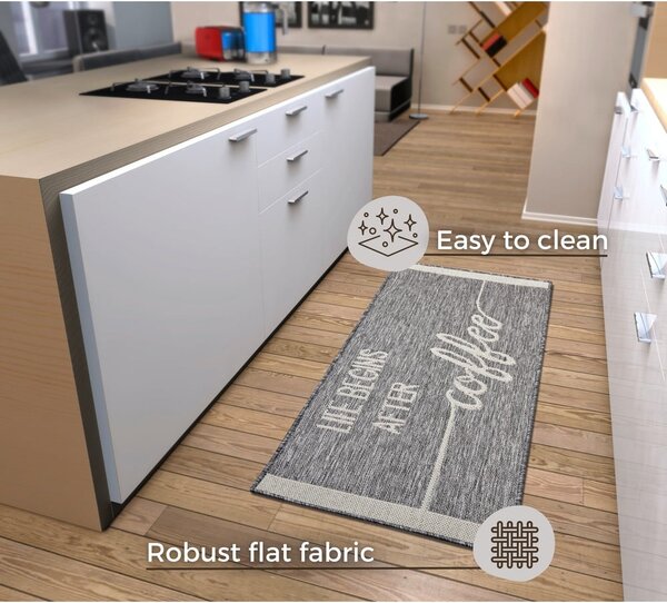 Passatoia grigia 62x150 cm Cucina – Hanse Home