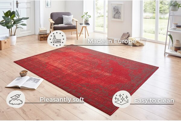 Tappeto rosso Celebrazione , 120 x 170 cm Plume - Hanse Home