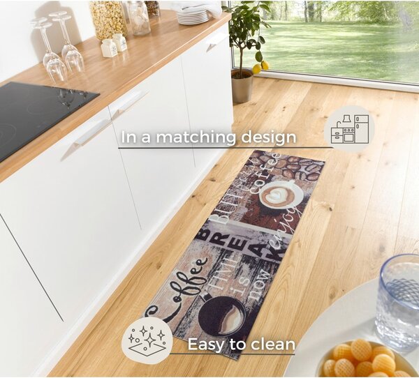 Tappeto marrone 50x150 cm Enjoy Coffee Break - Hanse Home