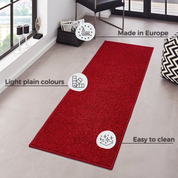 Runner rosso , 80 x 400 cm Pure - Hanse Home