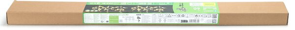 Catena decorata 3 rami di eucalipto a energia solare 60 Led Bianco caldo Aigostar