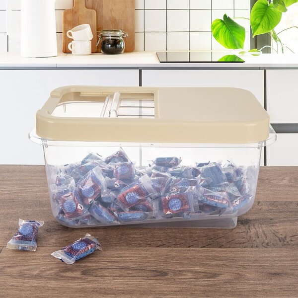 Scatola di plastica con coperchio 35x20x18 cm Slop - Orion