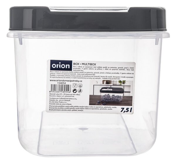 Scatola di plastica con coperchio 35x20x18 cm Slop - Orion