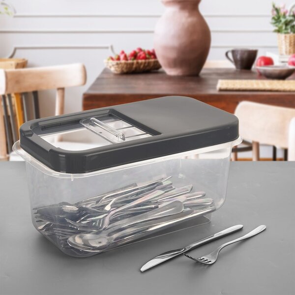 Scatola di plastica con coperchio 35x20x18 cm Slop - Orion