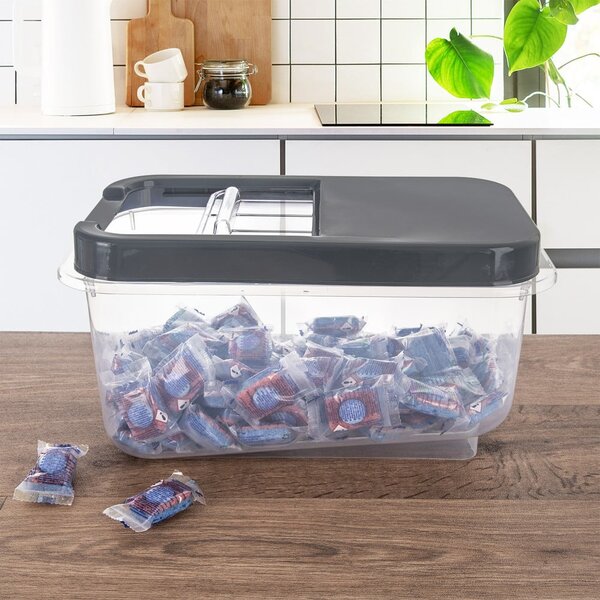 Scatola di plastica con coperchio 35x20x18 cm Slop - Orion