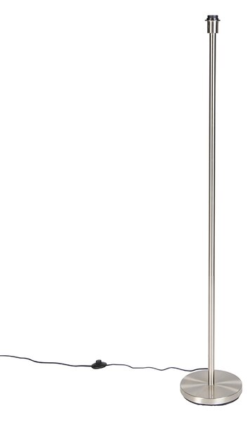 Lampada da terra moderna in acciaio senza paralume - Simplo