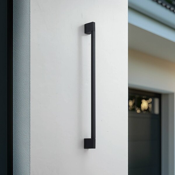 Applique da esterni a LED Neano Lindby, Nero, Alluminio, Moderno, Applique LED da esterni
