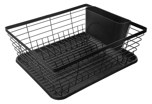 Scolapiatti nero in metallo 36x30,5 cm Radka - Orion