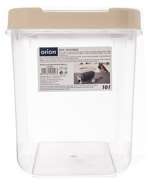 Scatola di plastica con coperchio 35x20x23 cm Slop - Orion