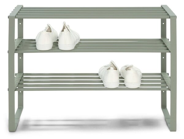 Scarpiera verde polveroso in metallo 70x48,5x29 cm Rex – Spinder Design