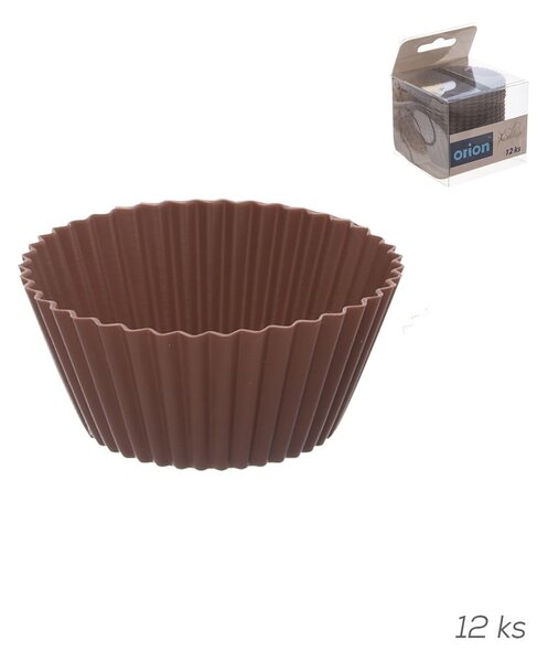Set di stampi da forno in silicone per muffin 12 pz ø 5,5 cm – Orion