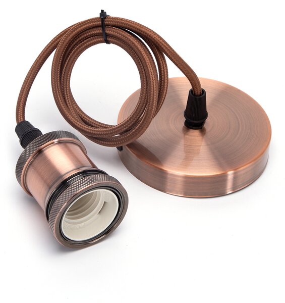 Portalampada a sospensione Vintage Bronzo 1 x E27 Aigostar