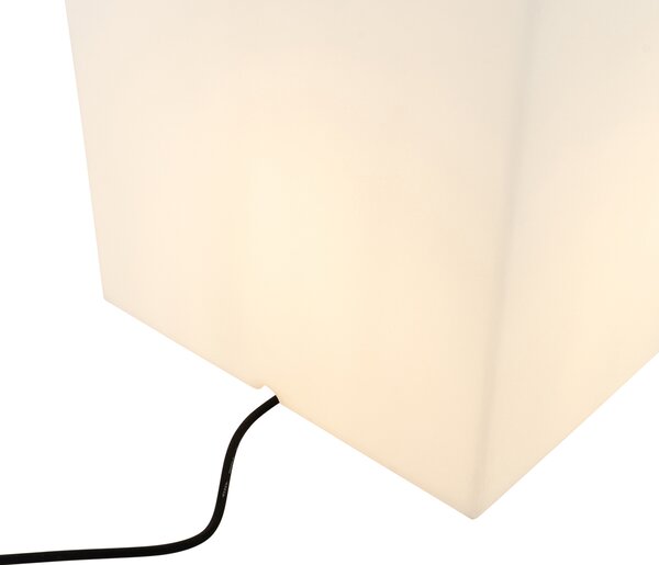 Lampada da esterno intelligente bianca quadrata 38 cm incl. LED A60 IP44 - Nura