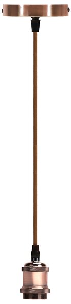 Portalampada a sospensione Vintage Bronzo 1 x E27 Aigostar