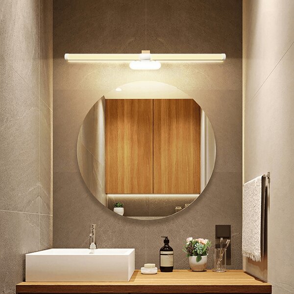 Lampada da specchio Led 8W Bianco IP44 Bianco neutro 4000K Aigostar