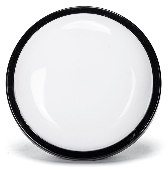 Applique Led da parete slim Round 15W rotondo Nero IP65 Bianco freddo 6500K Aigostar