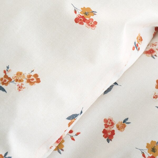 Biancheria bianca per letto matrimoniale 200x200 cm Frill Ditsy Floral - Catherine Lansfield