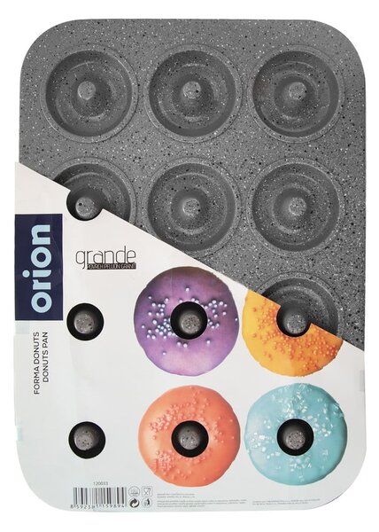 Stampo da forno in metallo per donut 28,5x40 cm Grande – Orion