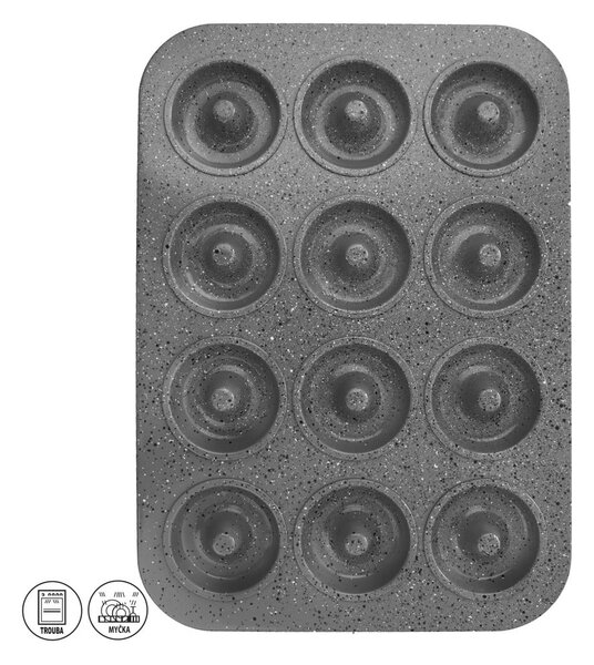 Stampo da forno in metallo per donut 28,5x40 cm Grande – Orion