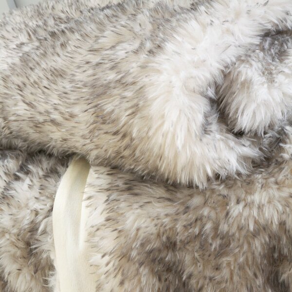 Coperta in pelliccia sintetica grigia 130x170 cm Arctic Fox - Catherine Lansfield