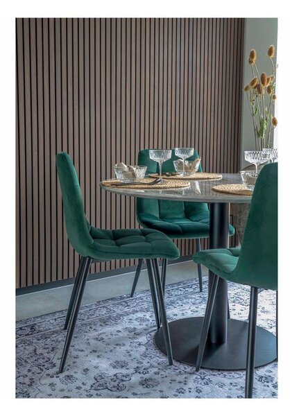 Sedie da pranzo verdi in un set di 2 Middelfart - House Nordic