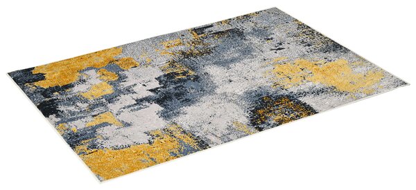 Esprit Home Modern Tappeto Pelo Corto 133x200 Cm - Blu/Grigio, 100% Polipropilene, Adatto A Riscaldamento