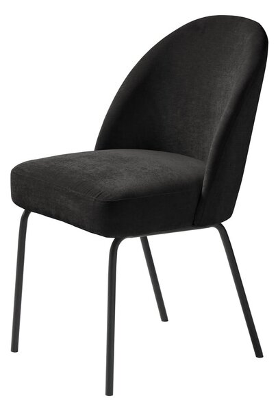 Sedia da pranzo nera Creston - Unique Furniture