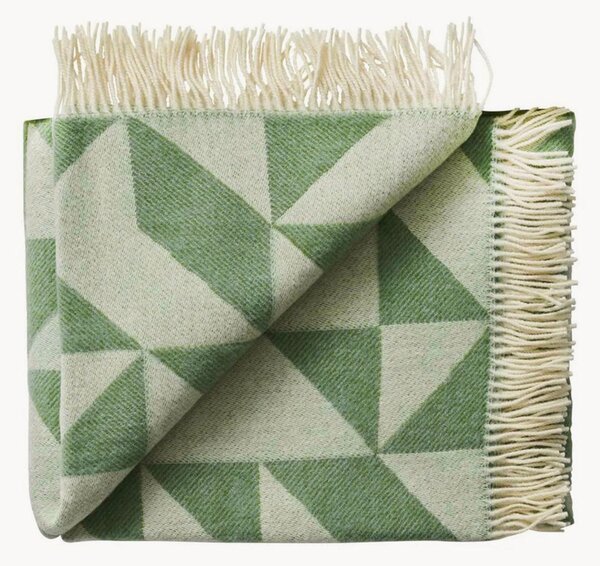 Coperta in lana con frange Twist