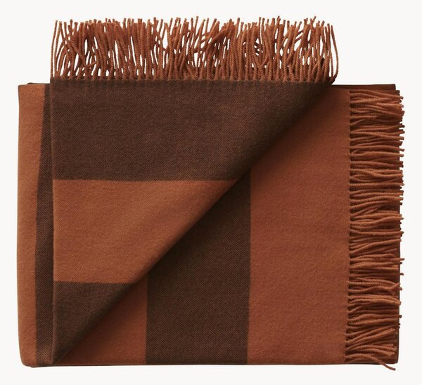 Coperta in lana con frange The Polychrome