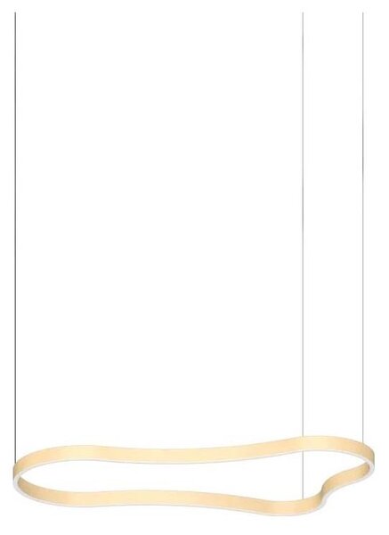 Ideal Lux - Lampadario LED a sospensione con filo WAVES LED/45W/230V CRI 90 ottone