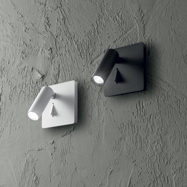 Ideal Lux - Luce Spot da parete a LED LITE LED/3W/230V CRI 90 bianco