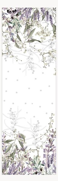 Runner in lino e cotone Parfum De Lavande