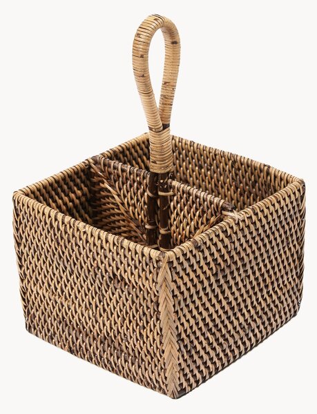 Portaposate in rattan intrecciato a mano Caddy