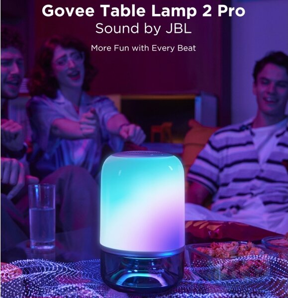 Govee - Lampada da scrivania dimmerabile LED RGBW con altoparlante integrato LED/36W/12V Wi-Fi