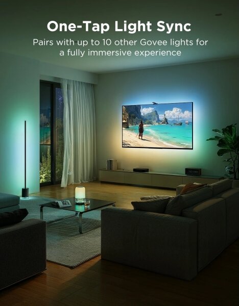 Govee - TV Backlight 3 Pro 75-85" Retroilluminazione SMART LED per TV RGBIC Wi-Fi